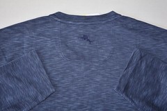 Tommy Bahama T Tee Shirt Paradiso V Neck Performance Ocean Blue New LS Medium M