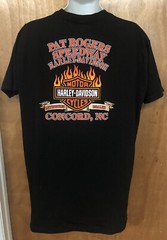 Pat Rogers Speedway Harley-Davidson Concord NC Black T-shirt Adult Size XL