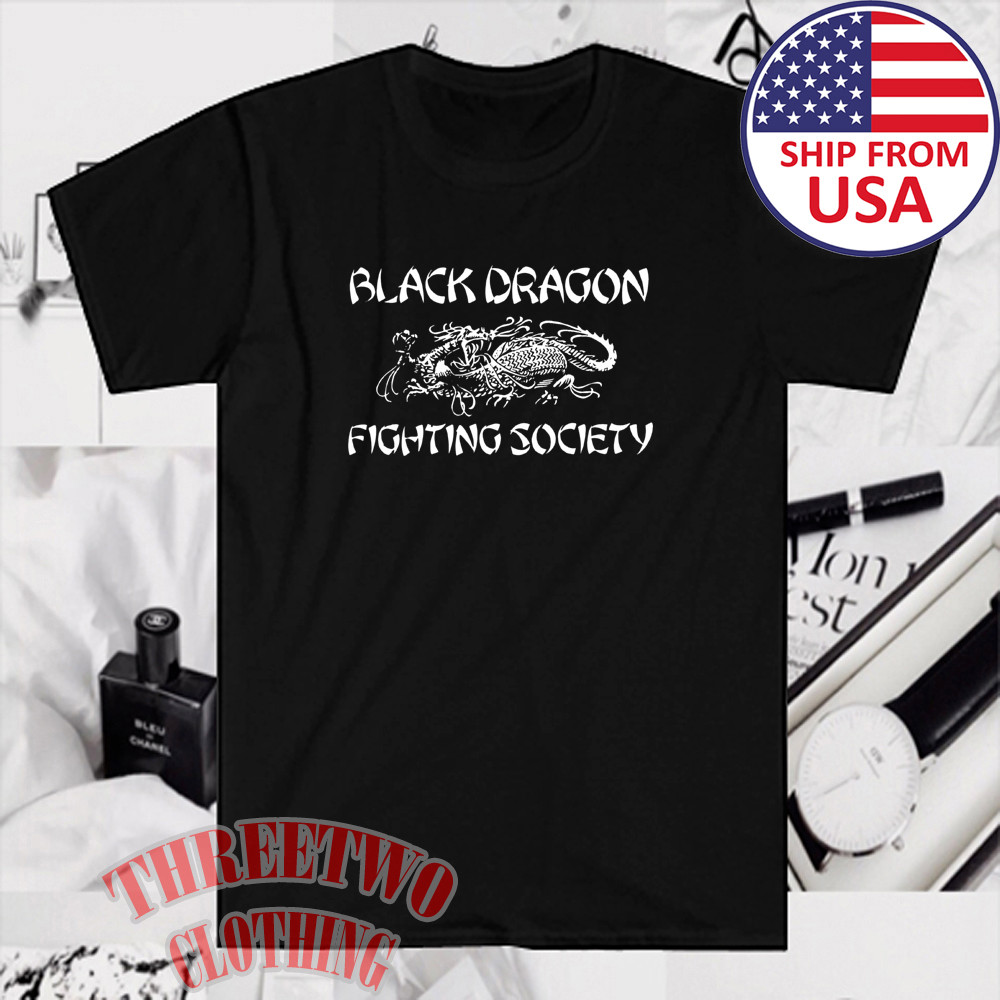 Black Dragon Fighting Society Men’s Black Size S to 5XL