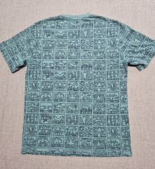 Keith Haring SPRZNY MOMA Graphic T-Shirt Medium Grn / Blu Short Sleeve Pop Art