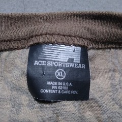 Vintage 90’s Mossy Oak Camo Pocket Tee XL Short Sleeve Shirt Ace Sportswear