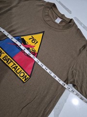 Vintage Soffe Shirts Army Tank Battalion Unisex T Shirt Size XL Made In USA!