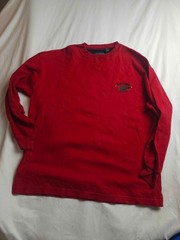 Ivy Crew Shirt Mens Large Red Crew Neck Long Sleeve Pullover Casual Outdoor