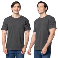 Fruit Of The Loom Pocket T Shirt 2 Pack Size M 38-40
