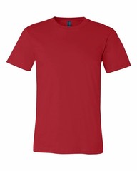Bella + Canvas Unisex Fine Jersey Tee Ringspun Cotton Retail Fit T-Shirt 3001