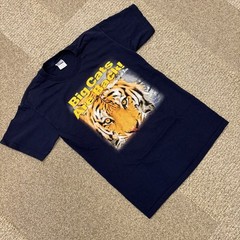 Vintage Tiger Big Face Philadelphia Zoo Animals Outdoors Graphic Tee Shirt