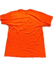 Real Tree Men’s Logo Hunting T-shirt Bright Orange Size L