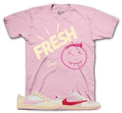 Shirt To Match Jordan 1 Travis Shy Pink Tropical Pink Shoes – Fresh Tees