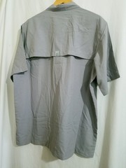 Habit Men Fishing Shirt Large Dolphin Print UPF 50+ Short Sleeve Performance NWT
