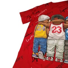 Michael Jordan Kobe Bryant LeBron James XL Launder Legendary All Over Print RARE