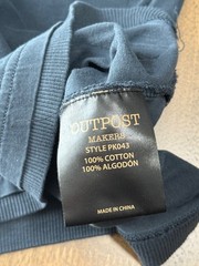 EUC Mens Outpost makers henley blue 100% cotton long sleeve size M