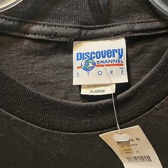 NWT ’01 Vintage Discovery Channel Store ‘For A Good Prime’ Math Joke T-Shirt XL