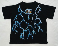 Vintage American Thunder T-Shirt XL Native Chief 1991 Great Condition AOP USA