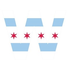 Chicago City Flag W – Hometown Sports Team Fan Unisex T-Shirt