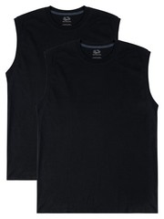 Fruit of the Loom Men’s Eversoft Cotton Sleeveless T Shirts, Breathable & Moi…