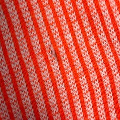 Vintage Daytona Beach Florida neon orange white knit ringer tee retro resort L