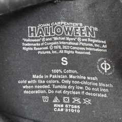 John Carpenter Medium Halloween Boogeyman T-Shirt Black Horror Graphic Tee