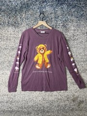 Teddy Fresh 2020 Is Over My Life Sucks Long Sleeve T Shirt Bear Anxiety Large