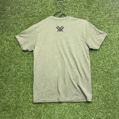 Vortex Optics Core Logo Shirt Mens Small Short Sleeve Heather Green Casual