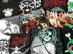 T-SHIRT LOT 5-PACK ROCK HEAVY METAL PUNK BANDS STREETWEAR MIX SIZES SMALL TO 4XL