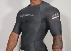 MEN’S DARK GRAY COMPRESSION SHIRT SIZE SMALL