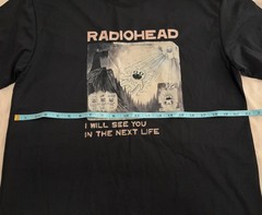 Radiohead Tshirt Amnesiac Era Print Short Sleeve Black T-Shirt BRAND NEW
