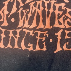 Rip Curl Made For Waves Since 1969 Mens 21×28 XL T-Shirt Washed Black Sun Tee