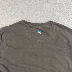 Kuhl Shirt Mens Medium Gray Wildfibre Organic Cotton Long Sleeve Tee Tagless