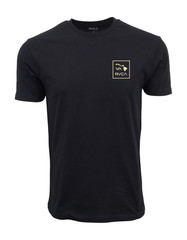 RVCA HAWAII ISLAND BOX MENS T SHIRT BLACK