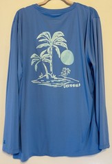 Chubbies “The Weekend Has Arrived” Long Sleeve Performance Shirt – Blue (XXL)