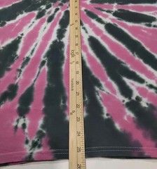 New Tie Dye Men’s T-Shirt Pink Gray Adult Medium Multicolor Summer Spiral