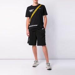 Off-White Ice Man Digital Letter Print Short Sleeve T-Shirt