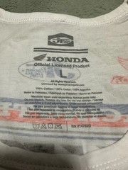 JT Racing USA Honda Racing Team Checkerboard Graphic Tank Top, Size Large