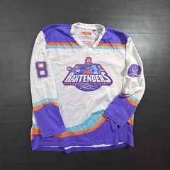 T Post Jersey Mens Small White Hockey Bartender Cirkus Norrland Swedish Festival