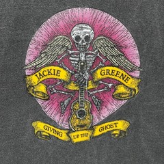 Jackie Greene Giving Up the Ghost Band T-Shirt Mens 2XL Faded Black Graphic Tee