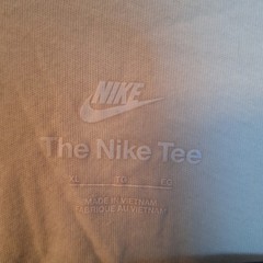 Nike Sportswear Futura Icon Tee Peach Apricot Cream Logo T-Shirt Size XL