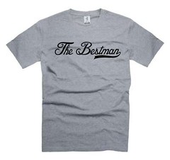 Mens The Bestman T-shirt Wedding Shirts Bachelor Party Shirt Best Man Shirt
