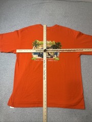 Panama Jack Graphic T-Shirt Men’s XL Woody Wagon Surfing Orange Cancun Mexico