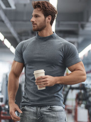 Gym Men’s Muscle Slim Fit T Shirt Streetwear Solid Colors Black Lot