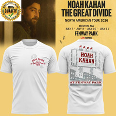 2026 Noah Kahan The Great Divide Tour T-Shirt All Size