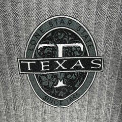 Vintage Texas T Shirt Cal Cru Single Stitch Tee Men’s XL Made In USA Herringbone