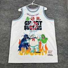 Ghostbusters Tank Top Shirt Jersey Mens Large White Headgear Classics