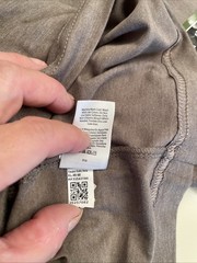 Athletic Works Men’s Taupe Long Sleeve Crew Neck Pocket Tee Size XL New With Tag