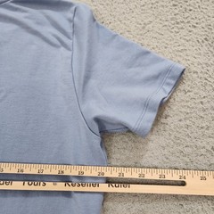 Sene T-Shirt Mens Medium Blue Short Sleeve Lightweight Supima Cotton Tee Preppy