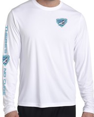 Salt Addiction t shirt long sleeve microfiber salt water fishing uv 50+ Shark