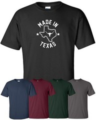 “Made in Texas” T-Shirt Sizes S-4XL lone star state dallas houston home born