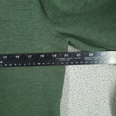 Eddie Bauer Thermal Henley Shirt Mens Medium Green Long Sleeve