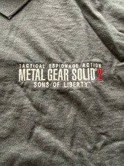 Extremely Rare Metal Gear Solid 2 Promotional Employee Polo Shirt 2001