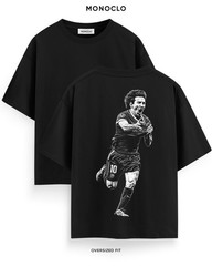 Vintage Football Legend Illustration Graphic Tee Streetwear Soccer Player Art To
