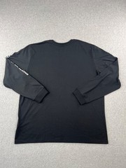 The North Face Logo Play Shirt Mens 2XL Black Long Sleeve Crew Neck Standard Fit